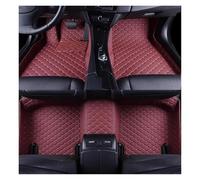 Tappetini Auto Tappetini Auto In Pelle Per VW Per Passat B5 2003 2004 2005 2006 2007 Accessori Interni Impermeabili Tappetini Abitacolo(VINO ROSSO)