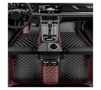 Tappetini Auto Tappetini In Similpelle Per Auto Accessori Interni Per Nissan Per TIIDA 2005-2010 Set Tappetini Auto(Coffee Black)