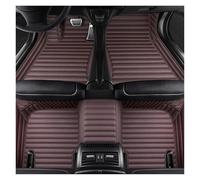 Tappetini Auto Tappetini Per Auto In Pelle A Righe Per BMW Serie 7 E65 2001-2008 Accessori Interni Moquette Tappetini Moquette(Caffè)