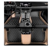 Tappetini Auto Tappetino Per Auto In Pelle Per Ford Per Mustang 2011-2014 2015-2023 Accessori Interni Impermeabili Tappetini Abitacolo(Beige Black,2011-2014)