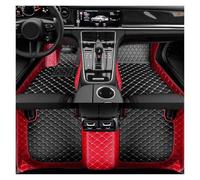 Tappetini Auto Tappetino Per Auto In Pelle Per Vw Per Passat B6 2008 2009 2010 2011 Accessori Interni Impermeabili Tappetini Abitacolo(Red Black)