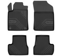 Tappetini Auto TPE Frogum No.77 per Citroen C3 II 2009-2016 TPE set di tappeti p