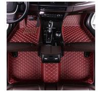 Tappetini Auto Universali per Dr 5.0, Pelle Antiscivolo Impermeabile Antiusura Tappetino in Tutto Tempo Tappeti Protezione Set Completo(Red)