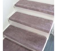 Tappetini autoadesivi antiscivolo per scale, facili da installare, per gradini in legno, protezione di sicurezza per bambini e cani, retro in 100% poliestere TPE, 90 x 24 cm