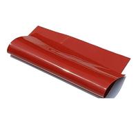 Tappetini autoadesivi in gomma siliconica, 500x500 mm di spessore, 0,5-10 mm, quadrati, for presse sottovuoto, resistenti al calore, 1 pezzo(Red,Thickness10mm)