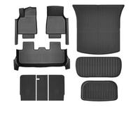 Tappetini Bagagliaio Auto Per Tesla Per Modello Y Per Juniper 2025 TPE Pavimento Circondato Tappetini Protezione Davanzale Porta Anteriore Posteriore Cargo Liner Juni(9PCS Set)