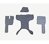 Tappetini camion eco pelle grigio scuro tappetini cabina di guida per Volvo F...