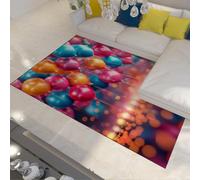 Tappetini colorati per feste design Bella decorazione da sogno per il festival dei palloncini Tappeto antiscivolo lavabile per la festa compleanno del soggiorno 140x200cm
