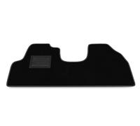 Tappetini compatibili con Fiat Scudo 1996-2006, kit tappetini auto personalizzati, set tappeti in moquette, bordo nero, no ricamo.