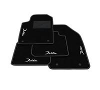 Tappetini compatibili con Lancia Delta 2008-2014, kit tappetini auto personalizzati, set tappeti in moquette, tappeto auto