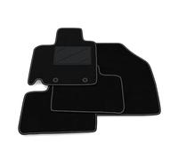 Tappetini compatibili con Suzuki Ignis 2016-2025 no decoro, kit tappetini auto personalizzati, set tappeti in moquette, tappeto auto, Nero