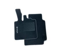 Tappetini compatibili per Smart ForTwo 450 dal 1998 al 2007 con 1 logo ricamato