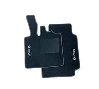 Tappetini compatibili per Smart ForTwo 450 dal 1998 al 2007 con 2 loghi ricamati