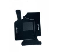 Tappetini compatibili per Smart ForTwo 451 dal 2007 al 2014 con due loghi ricamati