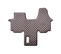 Tappetini con cuciture nero/rosso trapuntati in ecopelle per Opel Vivaro I 20...