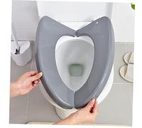 Tappetini copriwater pieghevoli in plastica, WC da viaggio portatile impermeabile