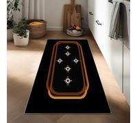 Tappetini Cucina Antiscivolo Lavabile 40 x 120 cm, Arte Astratta Tappetino Antifatica Antiscivolo Stampato Rettangolo Arrotondato Quadrati Geometrici per Corridoio Lavello Da Pavimento
