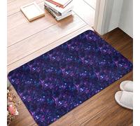 Tappetini da bagno antiscivolo lavabili con stampa Cyber Neon Wolf, 16x24 pollici, tappetini da bagno per l'arredo del bagno, tappetini da cucina morbidi, tappetini lavabili per vasca da bagno inter