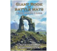 Tappetini da battaglia giganti: Wilds Wrecks and Ruins per un gioco da tavolo di