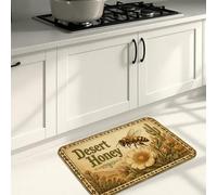 Tappetini da cucina a tema api del sud-ovest per pavimento, morbidi tappetini vintage floreali, imbottiti a molla, comodi e lavabili, decorazione per lavelli da cucina, lavanderia e bagno, 40,6 x 61