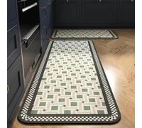 Tappetini da cucina anti-fatica, morbidi e antiscivolo, impermeabili, in diatomacea, confezione da 2 (50 x 80 cm + 50 x 160 cm), perfetti per lavello da ufficio e sala da pranzo, colore 8