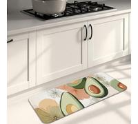 Tappetini da cucina astratti per pavimento, tappetini artistici moderni in memory foam, imbottiti, confortevoli, lavabili, antiscivolo, per cucina, lavanderia, bagno, 40 x 119 cm