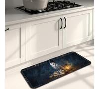 Tappetini da cucina per pavimento, fantasiosi rotoli mistici con lanterna N/A marrone, confortevole, lavabile, imbottito, per lavello, lavanderia, bagno, corridoio, 40,6 x 119,6 cm