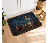 Tappetini da cucina per pavimento, fantasiosi rotoli mistici con lanterna N/A marrone lavabile confortevole tappeto da cucina per lavello, lavanderia, ingresso e bagno, 40,6 x 61 cm
