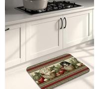 Tappetini da cucina per pavimento, graziosi gattini vintage, rustici, imbottiti, comodi, lavabili, antiscivolo, per lavelli da cucina, lavanderia, bagno, 50 x 79 cm