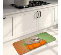 Tappetini da cucina per pavimento, simpatici animali dei cartoni animati, comodi, imbottiti, lavabili, antiscivolo, decorativi, per lavelli, lavanderia e bagno, 40 x 119 cm