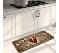 Tappetini da cucina per pavimento, stile rustico, vintage, morbidi, imbottiti, comodi, lavabili, per cucina, lavanderia, bagno, 40 x 119 cm