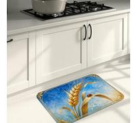 Tappetini da cucina per pavimento, stile vintage, rustico, rustico, autunnale, comodi, lavabili, per lavelli da cucina, lavanderia, bagno, 40,6 x 61 cm