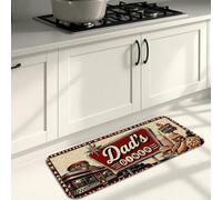 Tappetini da cucina retrò Fast Food per pavimento, stile vintage, imbottiti, lavelli, lavelli, sala da pranzo, bagno, 40,6 x 119,6 cm