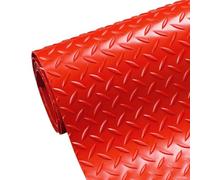 Tappetini da garage in gomma resistente con piastra diamantata per sotto l'auto, tappetino in PVC che può essere tagliato, facile da pulire per casa, palestra, garage veicoli