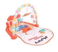Tappetini da Gioco Musicali per Bambini Illuminazione Soffusa Tappetino da Gioco per l'educazione Precoce Sviluppo Sensoriale Multifunzione per Interni (Arancia)