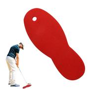 Tappetini da golf per uso interno - per l'allenamento in , a forma di piedini, altalena e scheggiatura, durevole e portatile, per uomini, papà, golfisti, guida in cortile