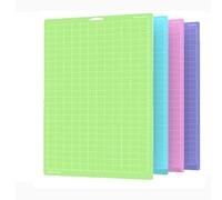 Tappetini da taglio per Cricut, 4 pezzi, tappetino da taglio per Cricut Explore One/Air/Air 2/Maker (StandardGrip, LightGrip, StrongGrip, FabricGrip), antiscivolo, durevoli, accessori di ricambio per
