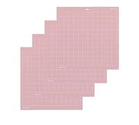Tappetini da taglio per Cricut, 4 pezzi, tappetino da taglio per Cricut Explore One/Air/Air 2/Maker (StandardGrip, LightGrip, StrongGrip, FabricGrip), antiscivolo, durevoli, accessori di ricambio per
