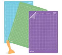 Tappetini da taglio per Cricut Joy Xtra, set di 3 Tappetini da Taglio Autoadesivi Mat30.5×21.6 cm, Dotato di raschietto, Materiale PVC