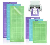 Tappetini da Taglio per Cricut Joy XUHN, 6 pezzi, PVC, Standard Grip, LightGrip, StrongGrip, 5,5 x 14 pollici e 5,5 x 8,5 pollici