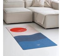 Tappetini da yoga Deep Breath Red Sun Bleu 183x77x0,4 cm