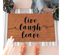 Tappetini Di Benvenuto Live Laugh Leave Resistenti Alle Macchie E Allo Sbiadimento Tappeto Doccia Asciugatura Rapida Zerbini Di Benvenuto Moderno Zerbino Ingresso Per Esterno Ingresso Porta 40 X