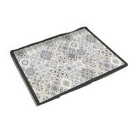 Tappetini Di Protezione Per Lavatrice 1pc Vintage Checkered Printed Washing Machine Dust Cover Pad, Quick-Dry Absorbent Protective Top Mat For Washer And Dryer Per Lavatrice(Grey Plaid)
