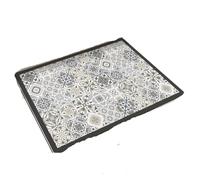 Tappetini Di Protezione Per Lavatrice 50X60cm Vintage Checkered Printed Washing Machine Cover Pad, Quick-Dry Absorbent Protective Top Mat For Washer And Dryer Per Lavatrice(Grey Plaid)
