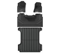 Tappetini e moquette per auto Tappetini per auto Adatto Per 2019-2024 Per Ram 1500 Sedile Posteriore Vano Portaoggetti Sotto Il Sedile Tappetini Neri In TPE(LHD 4PCS fit withbox)
