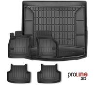 Tappetini e Vasca Baule PRO LINE 3D per Seat Leon III SW 2013 in poi