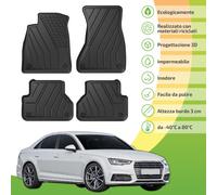 Tappetini Ecologici Con Materiali Riciclati Per Audi A4 B9 2015-2024