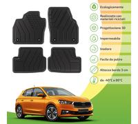 Tappetini Ecologici Con Materiali Riciclati Per Skoda Fabia 4 Dal 2021