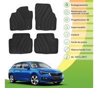Tappetini Ecologici Con Materiali Riciclati Per Skoda Kamiq Dal 2019