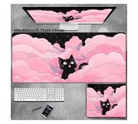 Tappetini for mouse Kawaii Caiyun Cat Accessori for PC Tappetino da scrivania Protezione for computer Gamer Sottomano(6,300x600x2mm)
